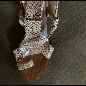 Michael Kors snake skin print sandals